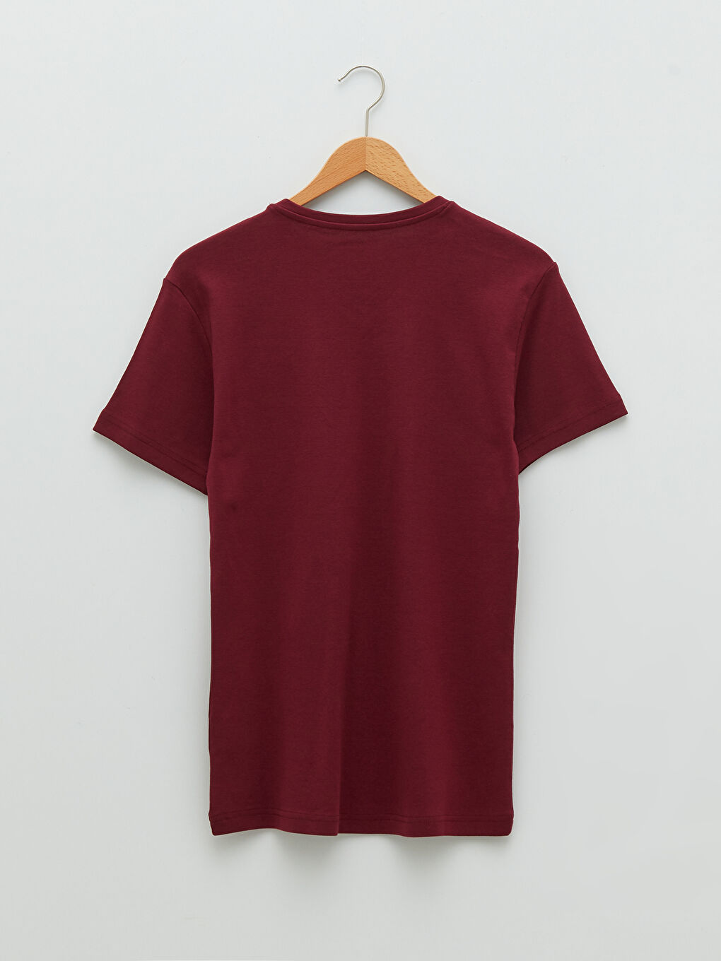 V Neck Short Sleeve Basic Men's T-Shirt-6