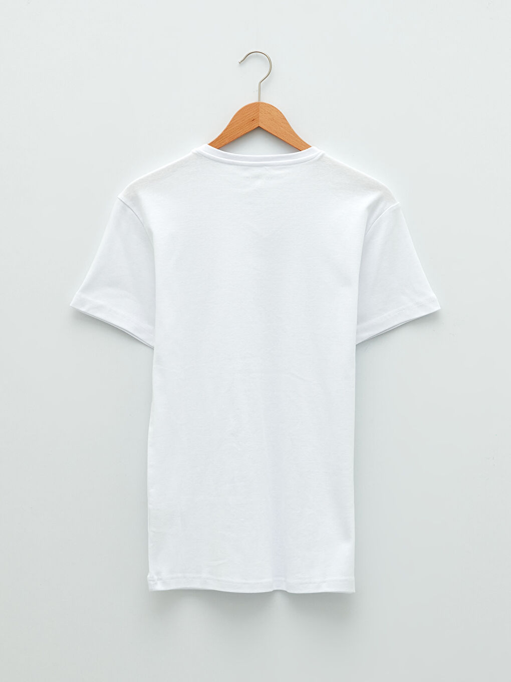 T-Shirt Basique Pour Hommes À Manches Courtes Et Col En V-6