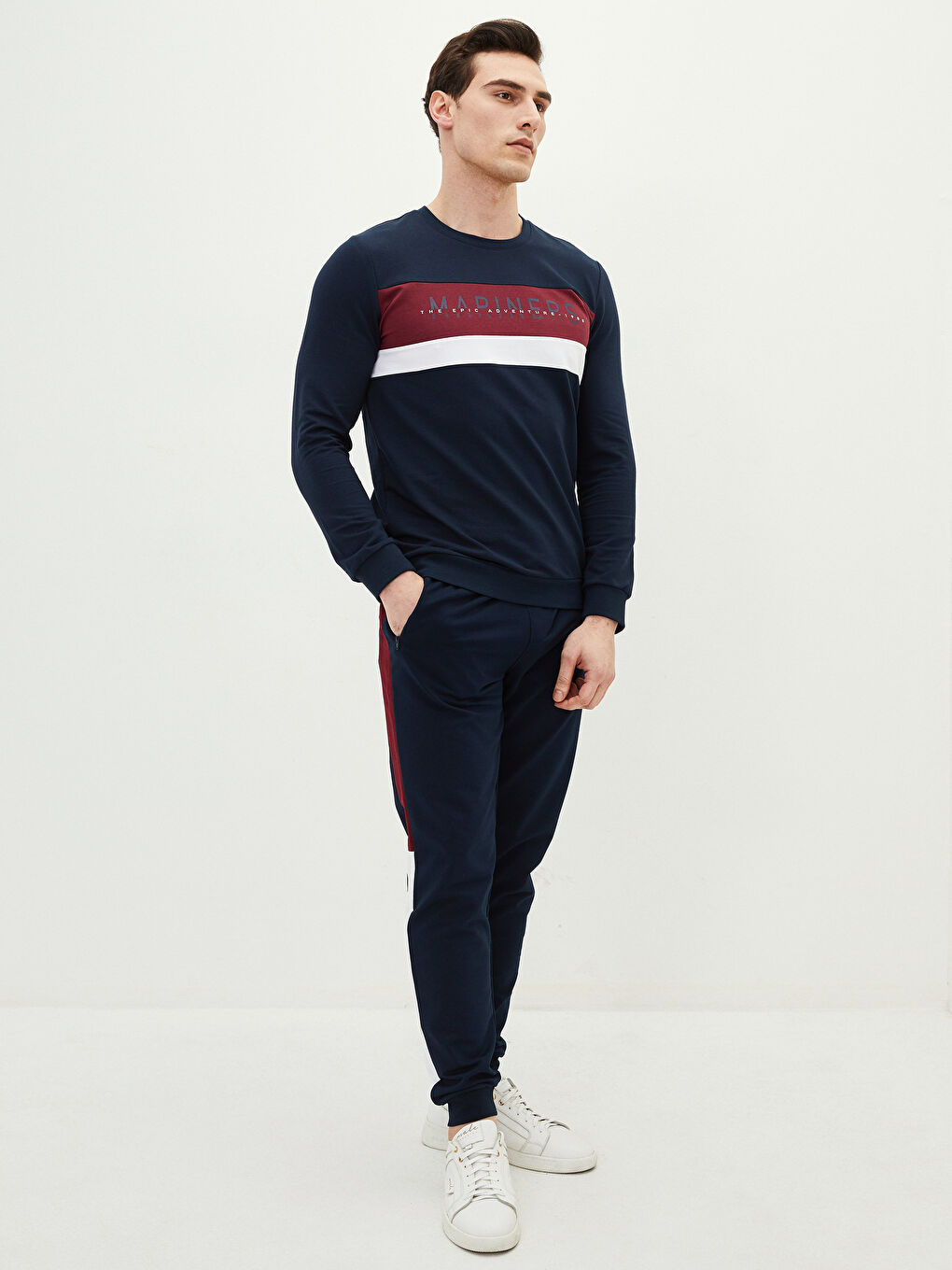 LC Waikiki Crew Neck Long Sleeve Printed Men's Sweatshirt -S20849Z8-RFH