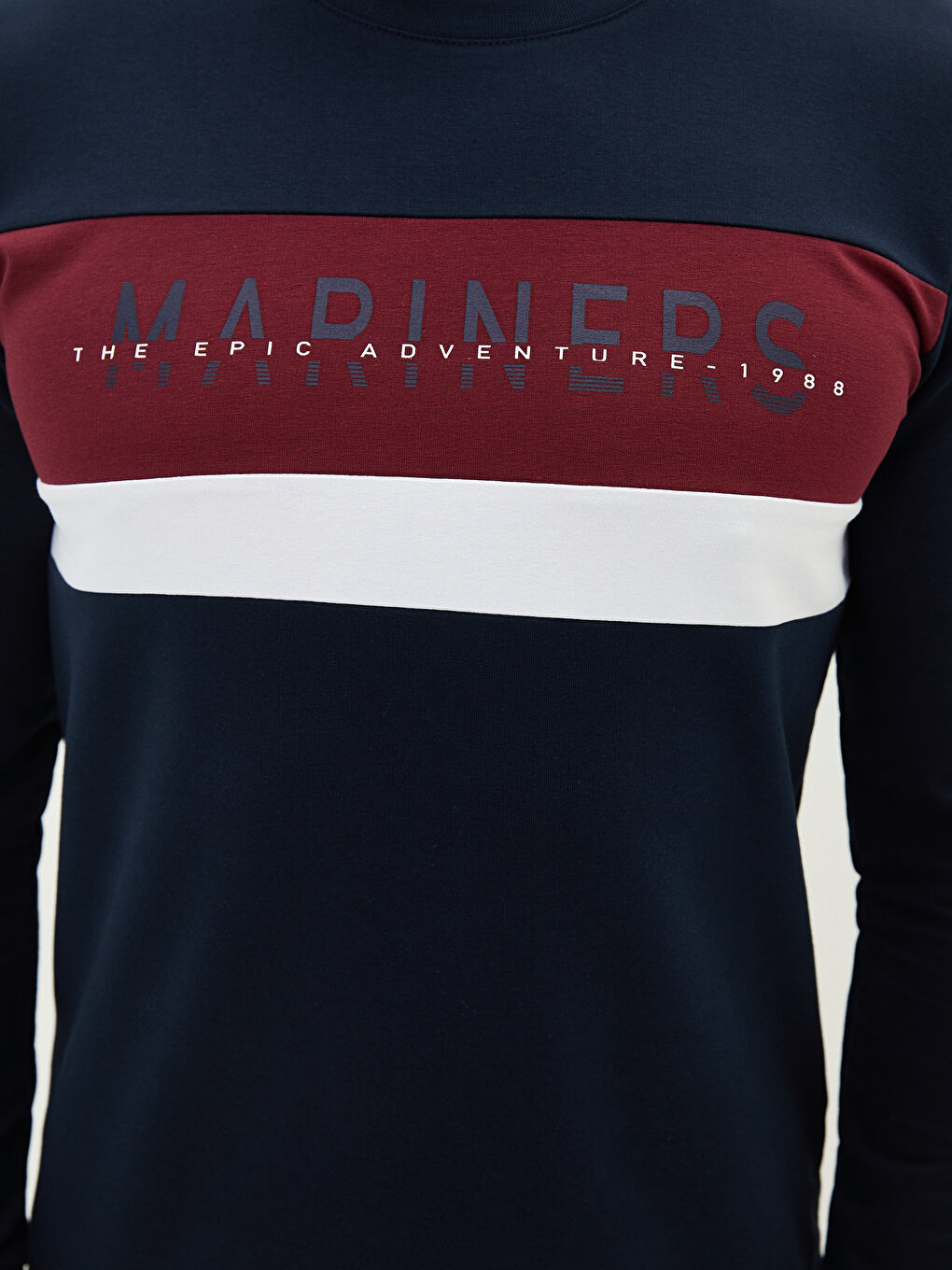 LC Waikiki Crew Neck Long Sleeve Printed Men's Sweatshirt -S20849Z8-RFH