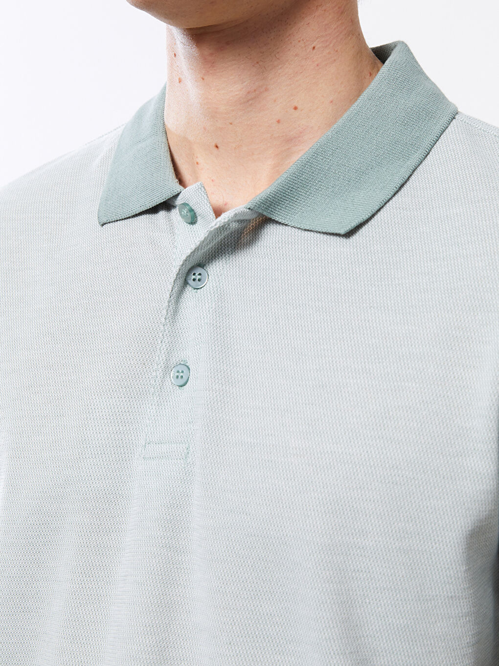 Футболка мужская с коротким рукавом и воротником поло-2