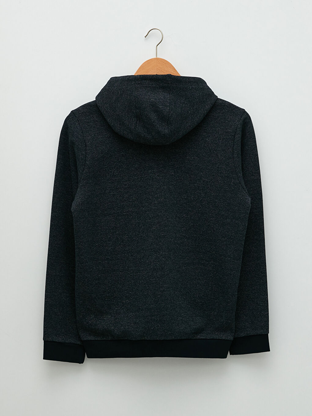 Relaxed Fit Hooded Long Sleeve Men's Sports Cardigan-6