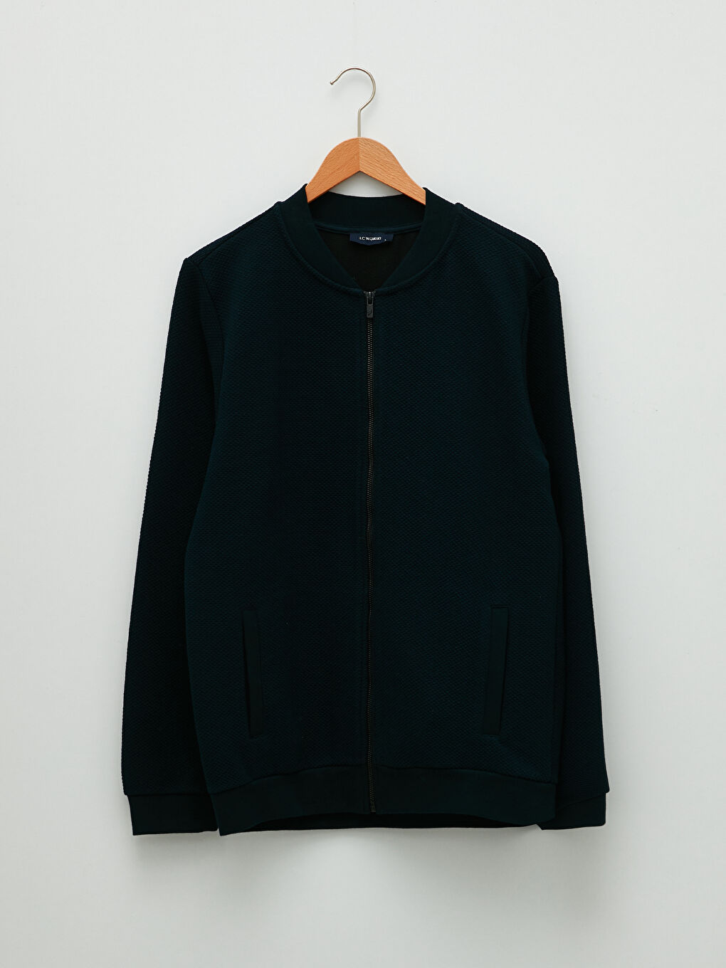 Lacivert Standart Kalıp Uzun Kollu Erkek Kolej Ceket-5