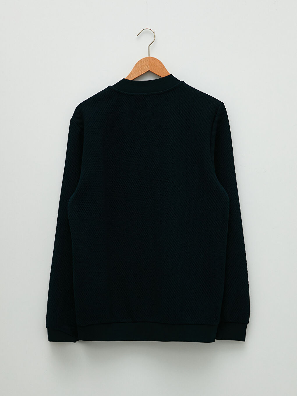 Lacivert Standart Kalıp Uzun Kollu Erkek Kolej Ceket-6