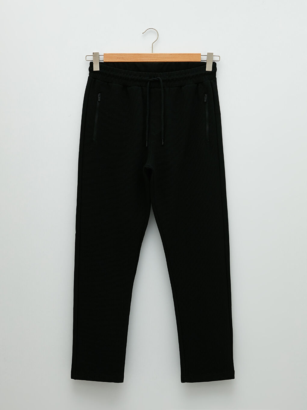 Siyah Standart Kalıp Erkek Eşofman Altı-5