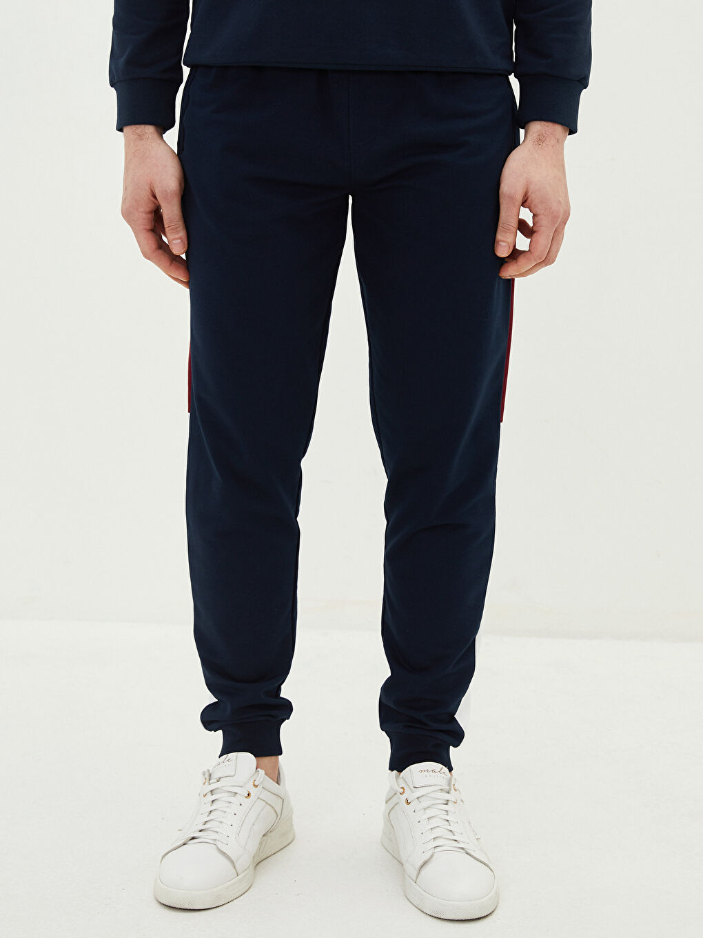 Lacivert Standart Kalıp Erkek Jogger Eşofman Altı-4