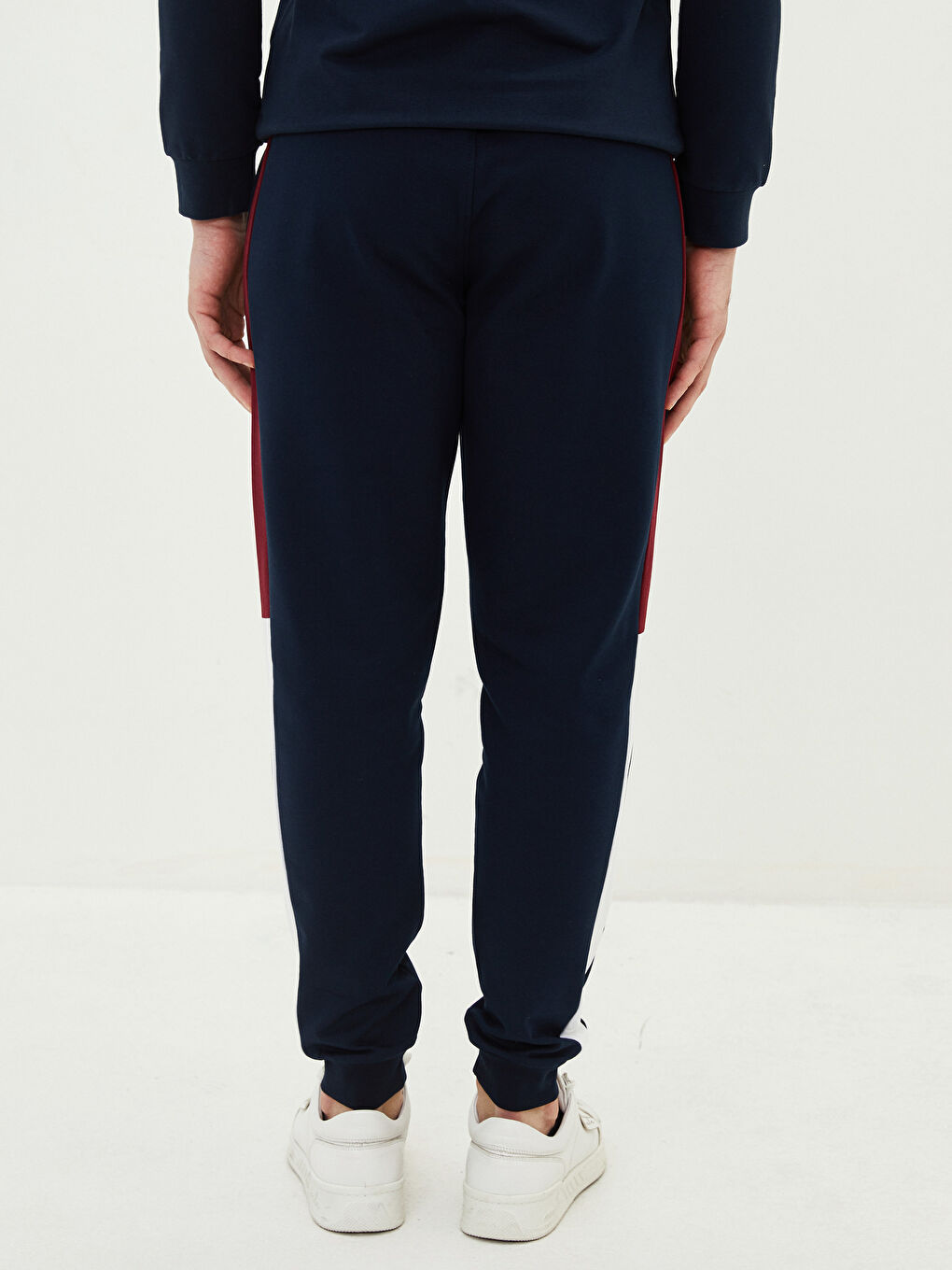 Lacivert Standart Kalıp Erkek Jogger Eşofman Altı-6
