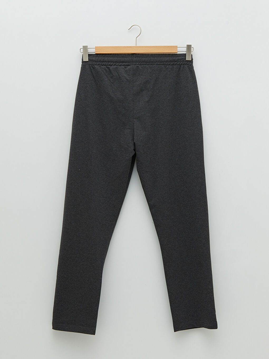 Antrasit Standart Kalıp Erkek Eşofman Altı-11