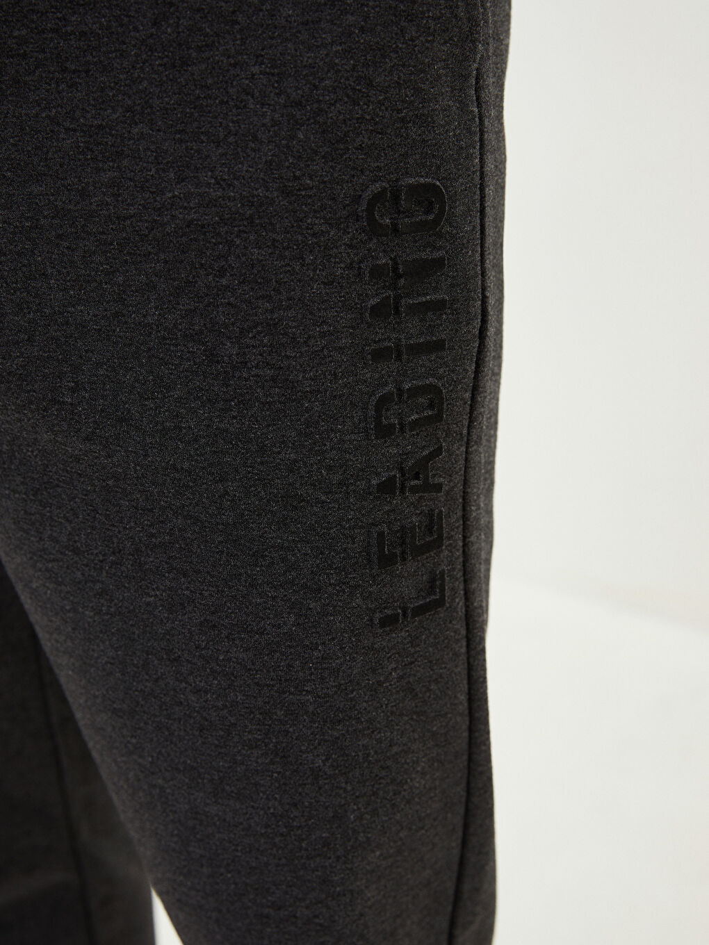 Antrasit Standart Kalıp Erkek Eşofman Altı-9