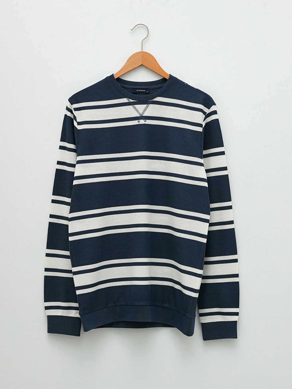 LC Waikiki Crew Neck Long Sleeve Striped Men's Sweatshirt -S20862Z8-EJP