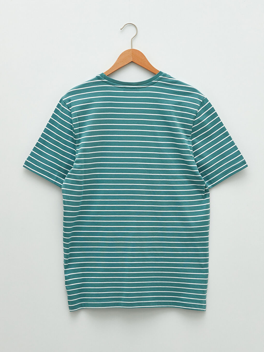 Футболка Мужская Джерси В Полоску С Короткими Рукавами И Круглым Вырезом-6