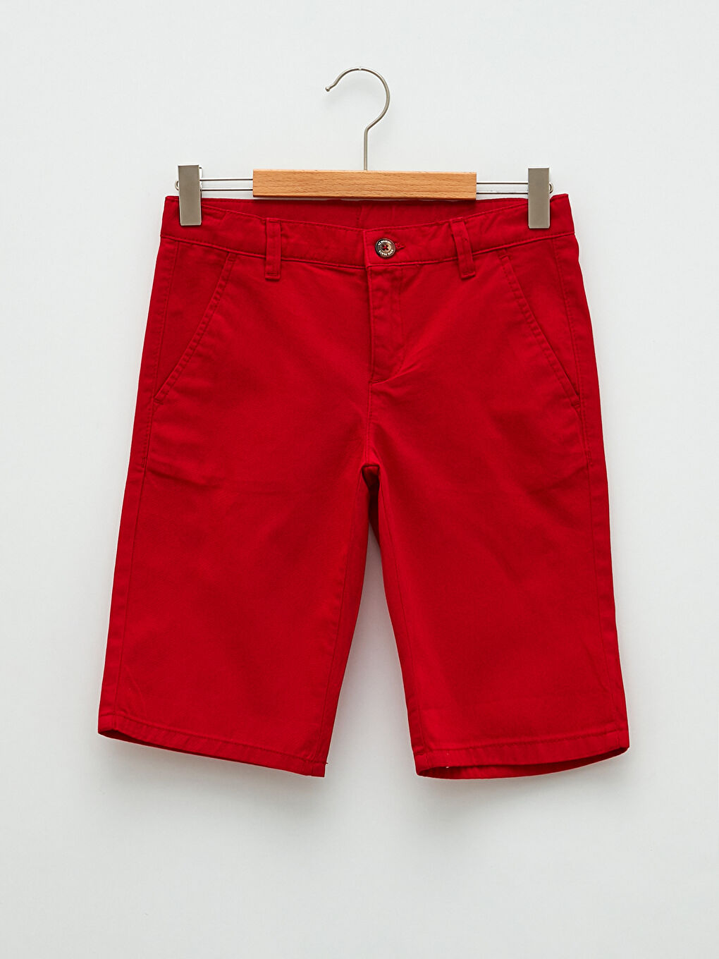 Kırmızı Basic Gabardin Erkek Çocuk Roller