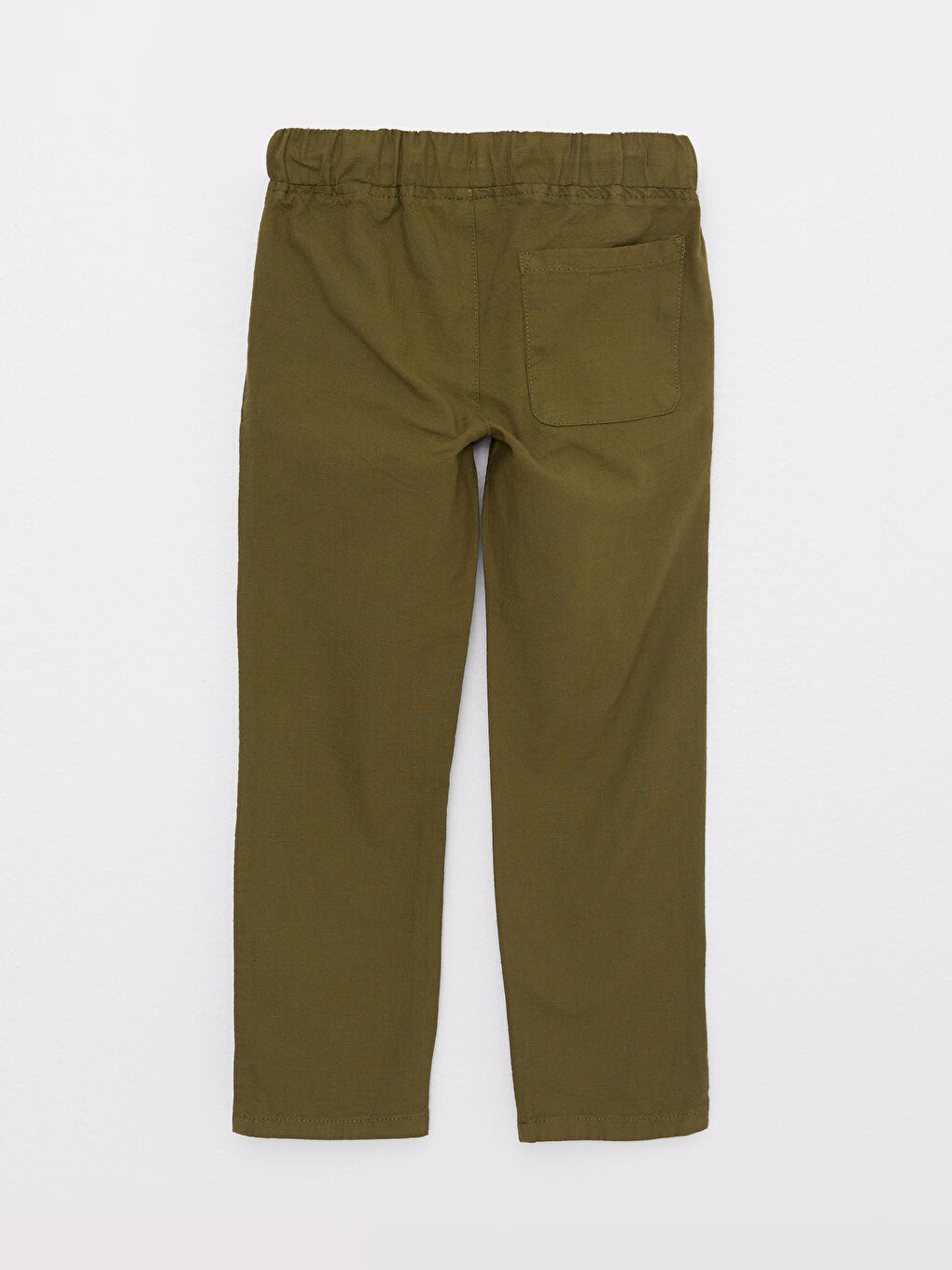 Haki Beli Lastikli Basic Erkek Çocuk Pantolon-1