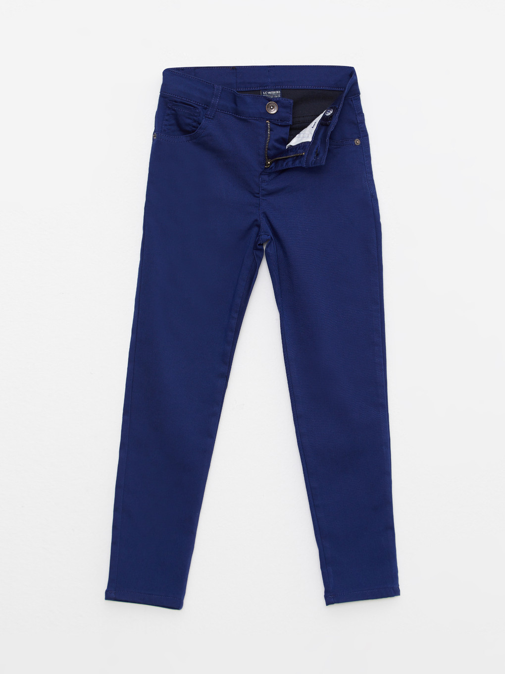 Lacivert Basic Gabardin Erkek Çocuk Pantolon-1