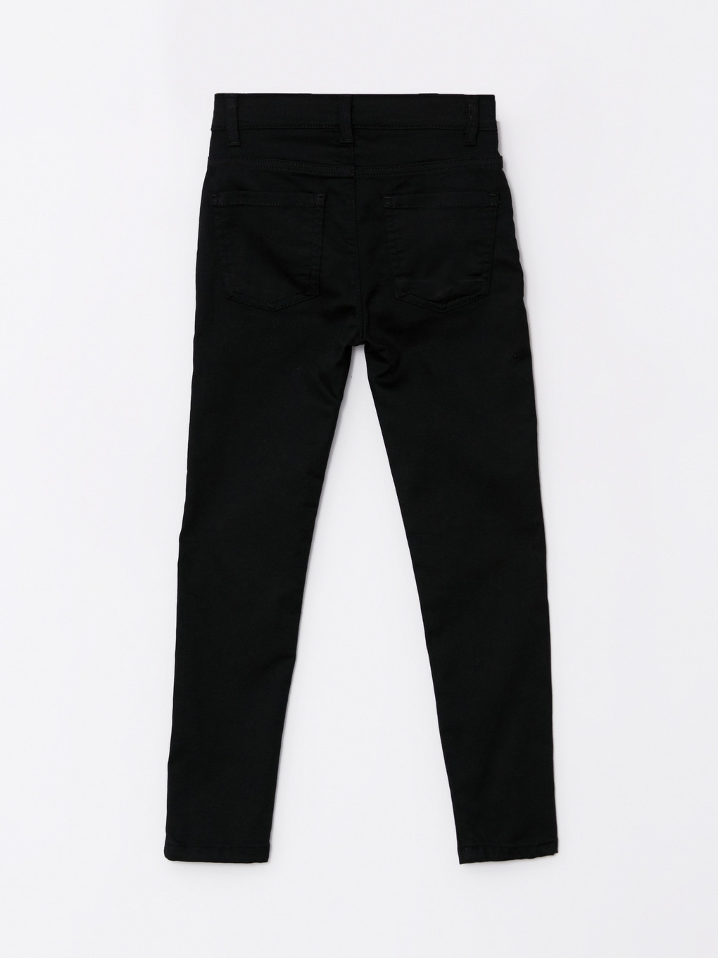 Siyah Basic Gabardin Erkek Çocuk Pantolon-1