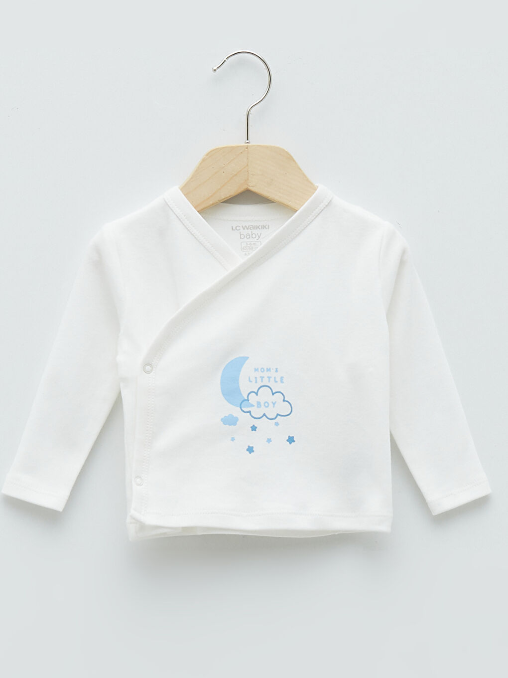 Ekru Baskılı Pamuklu Erkek Bebek Hastane Çıkış Seti 4'lü-2