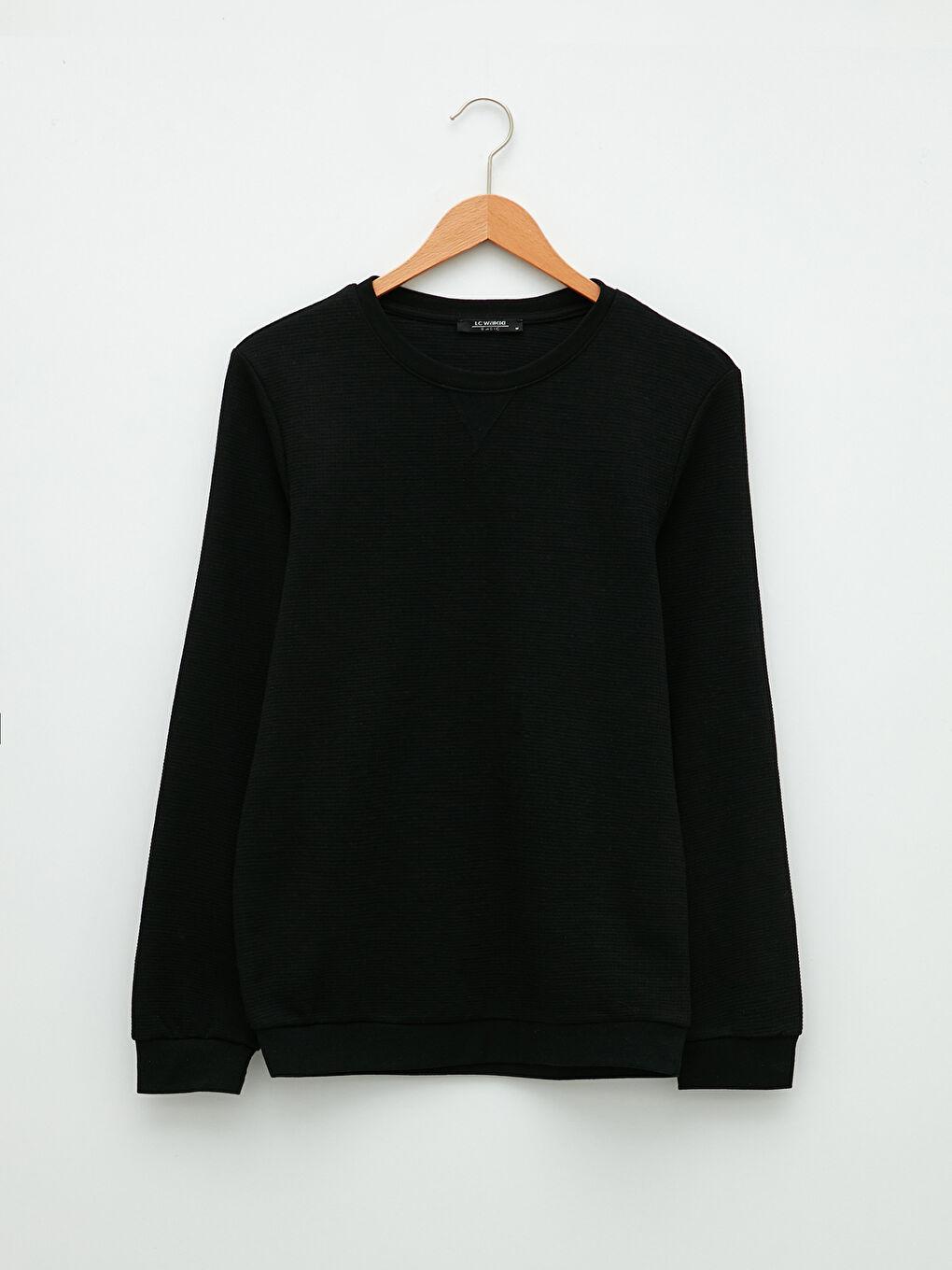 Crew Neck Long Sleeve Men's Sweatshirt-5