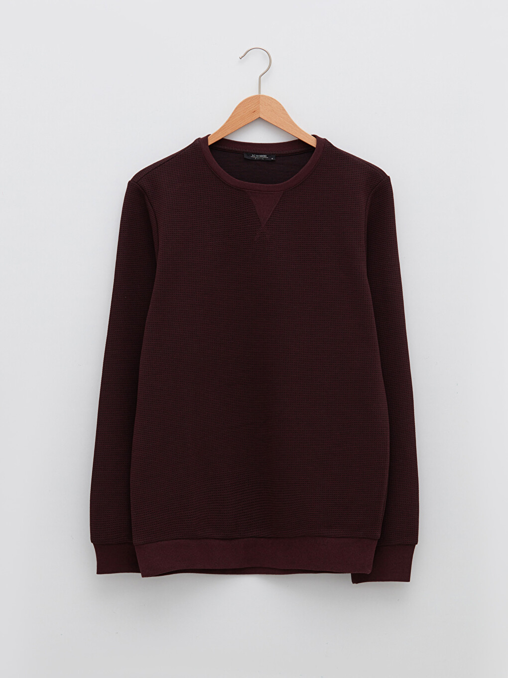 Crew Neck Long Sleeve Men's Sweatshirt-5