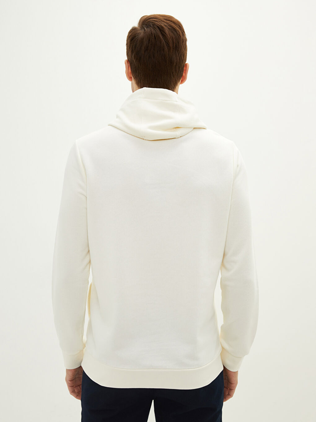 LCWAIKIKI Basic Basic Men's Hooded Hoodie with Long Sleeve -S20910Z8-FEL