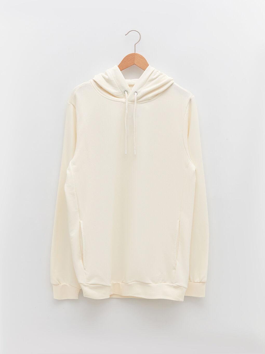 LCWAIKIKI Basic Basic Men's Hooded Hoodie with Long Sleeve -S20910Z8-FEL