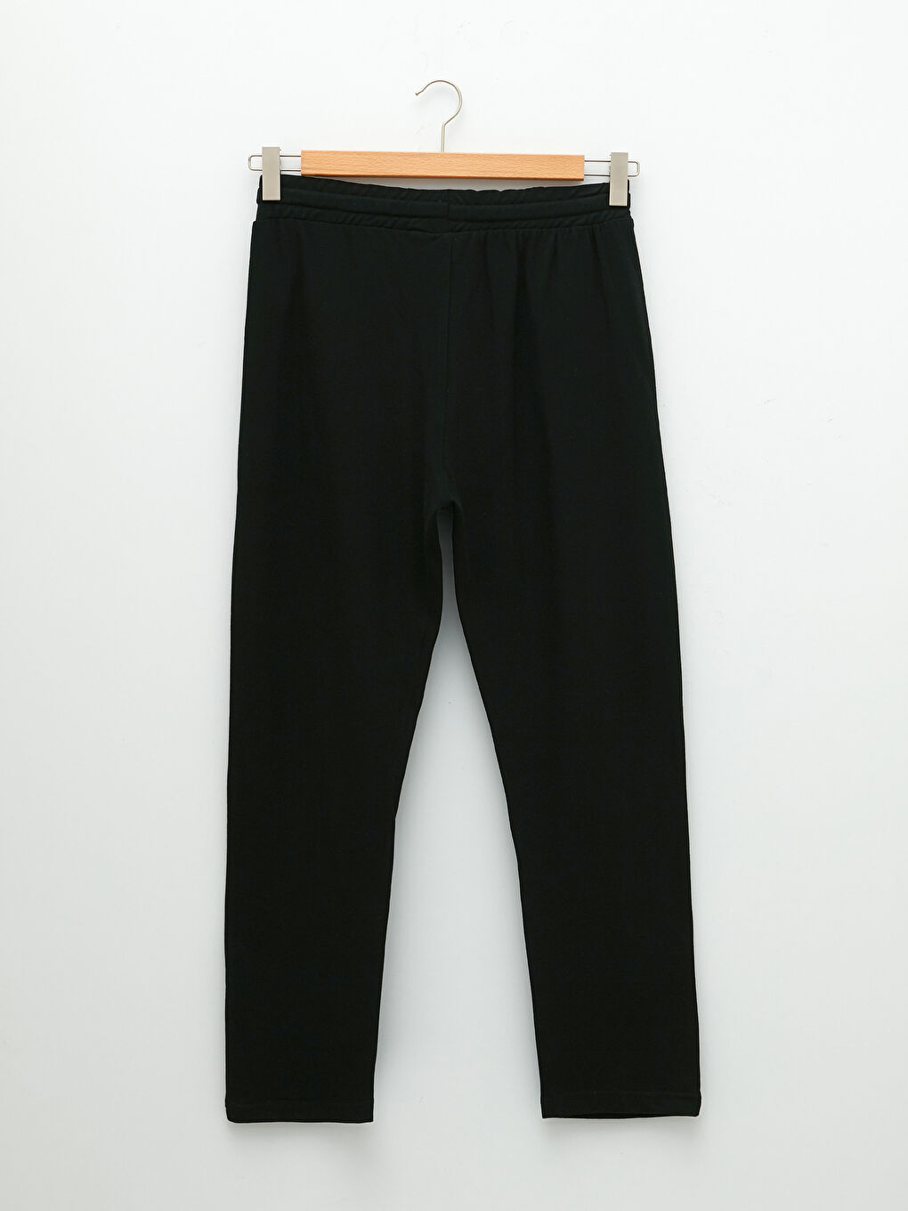 Siyah Standart Kalıp Erkek Eşofman Altı-6