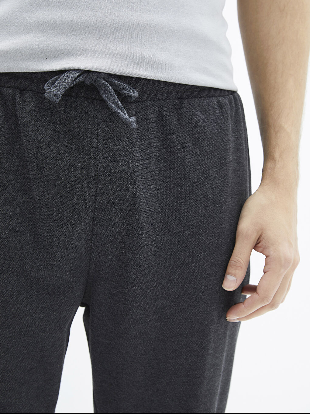 بنطلون رياضي بقصة عادية - للرجال-2