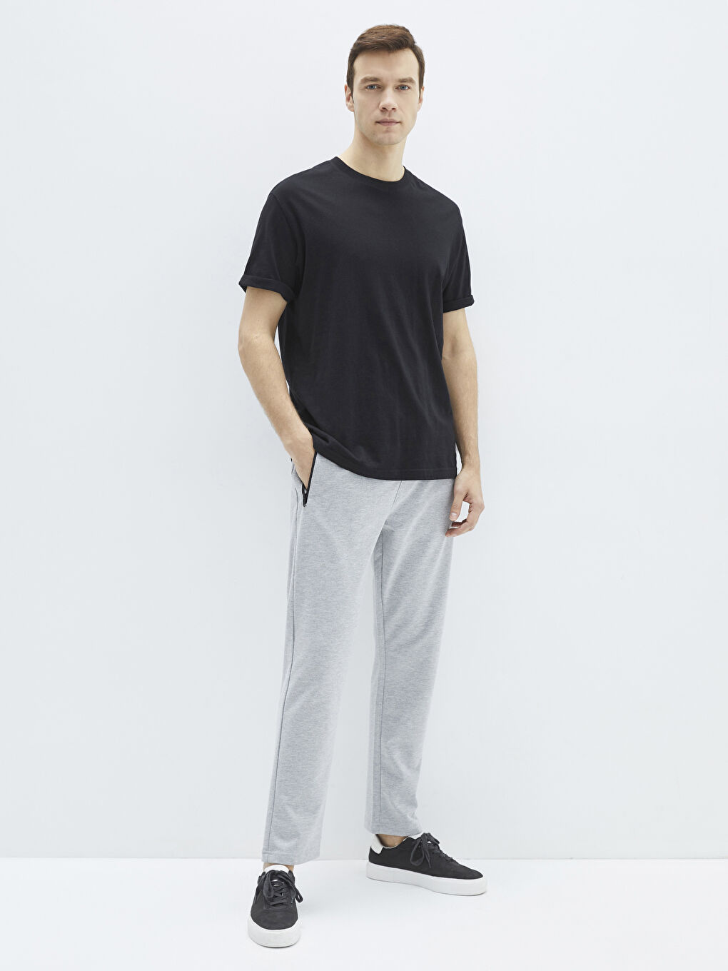 LCWAIKIKI Basic Standardni kroj Muške trenerke -S20918Z8-DCR