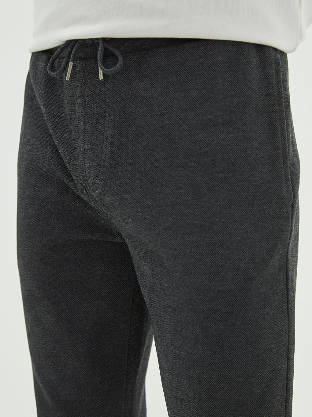Antrasit Standart Kalıp Erkek Jogger Eşofman Altı-2