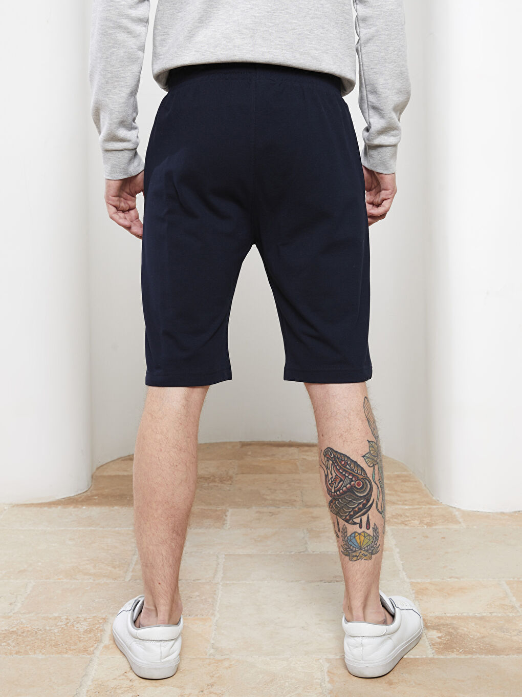 Standard Pattern Piqué Men's Shorts -S20926Z8-RFH