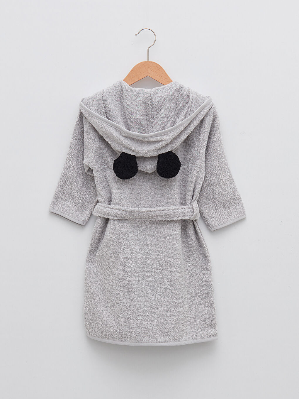 Halat de Baie pentru Băieței cu Glugă Brodat Mickey Mouse-1