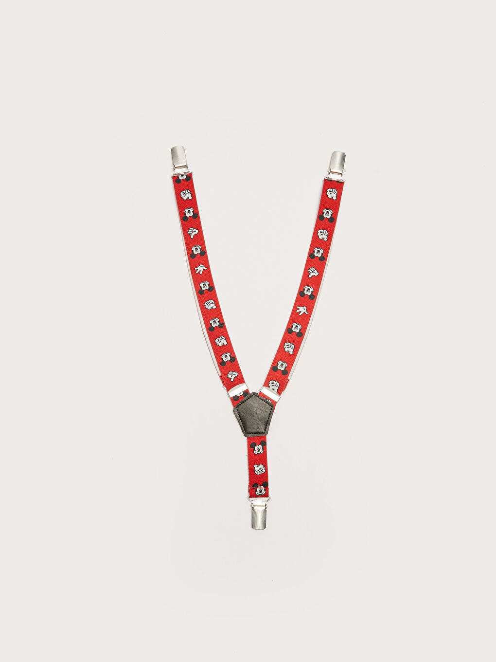 Mickey Mouse Printed Baby Boys' Suspenders and Bow Tie 2 Pack Set-2