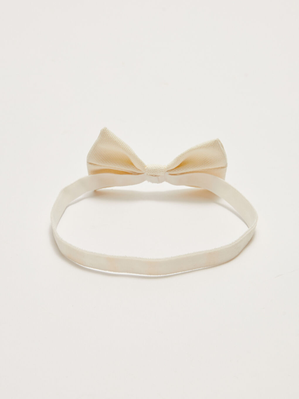 Sarı Fiyonk Detaylı Kız Bebek Saç Bandı 2'li-1