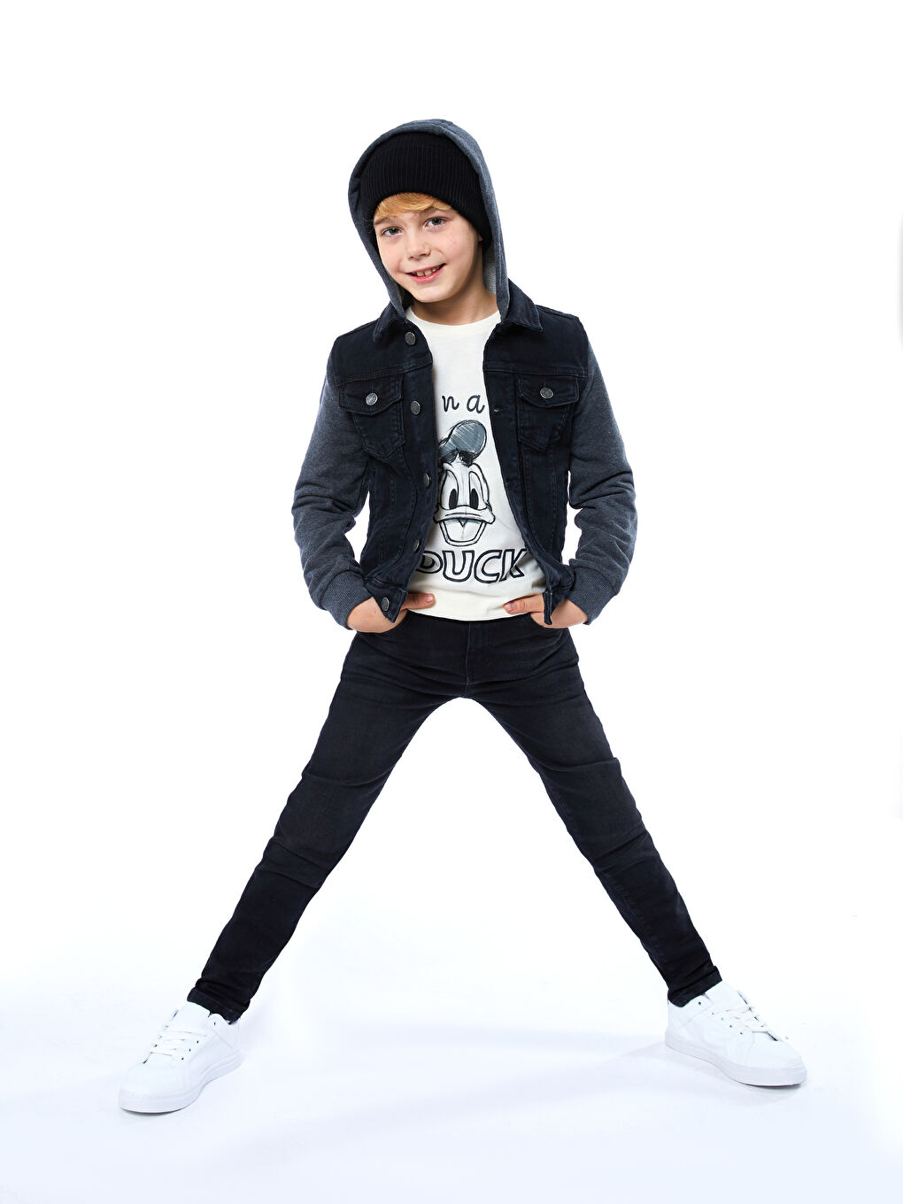 Pantalon Garçon en Denim Super Skinny Fit