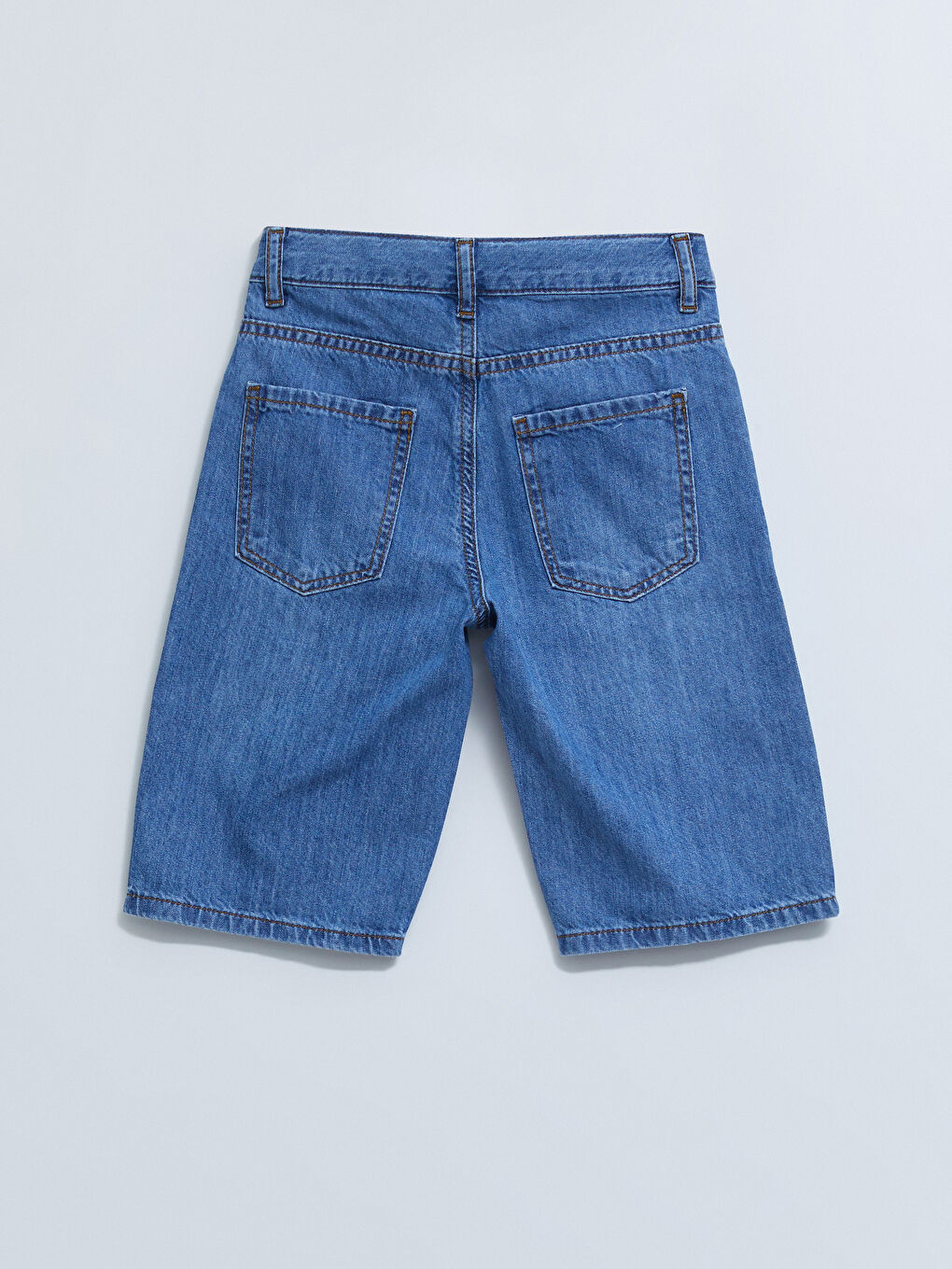 Хлопковые базовые джинсовые шорты для мальчика Roller-1