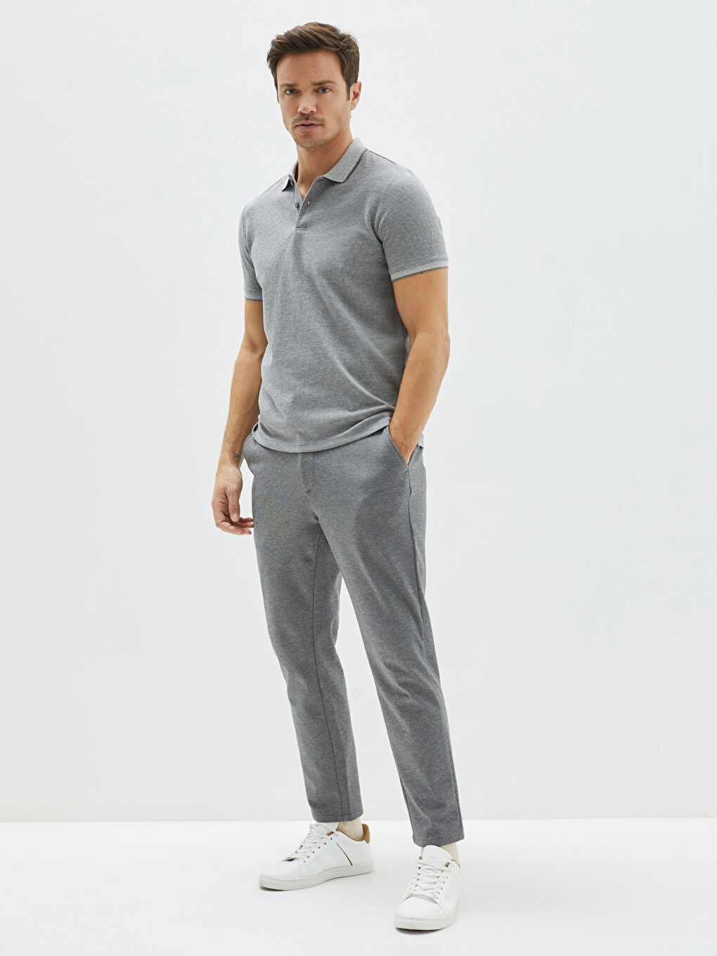 LCW Vision Polo Neck Short Sleeve Men's T-Shirt -S20976Z8-LAL