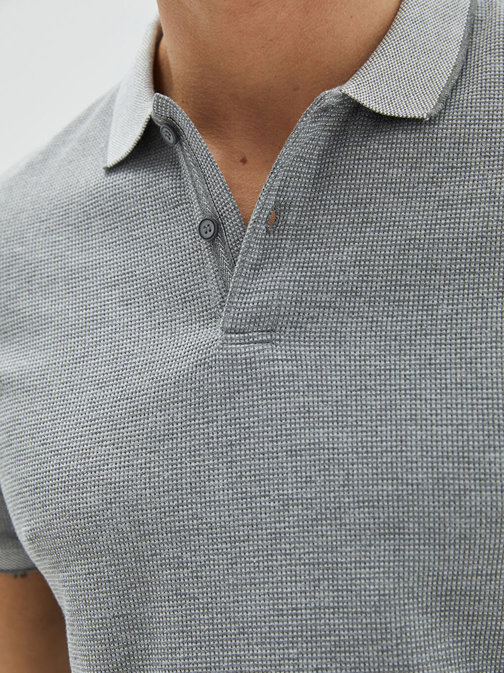 LCW Vision Polo Neck Short Sleeve Men's T-Shirt -S20976Z8-LAL