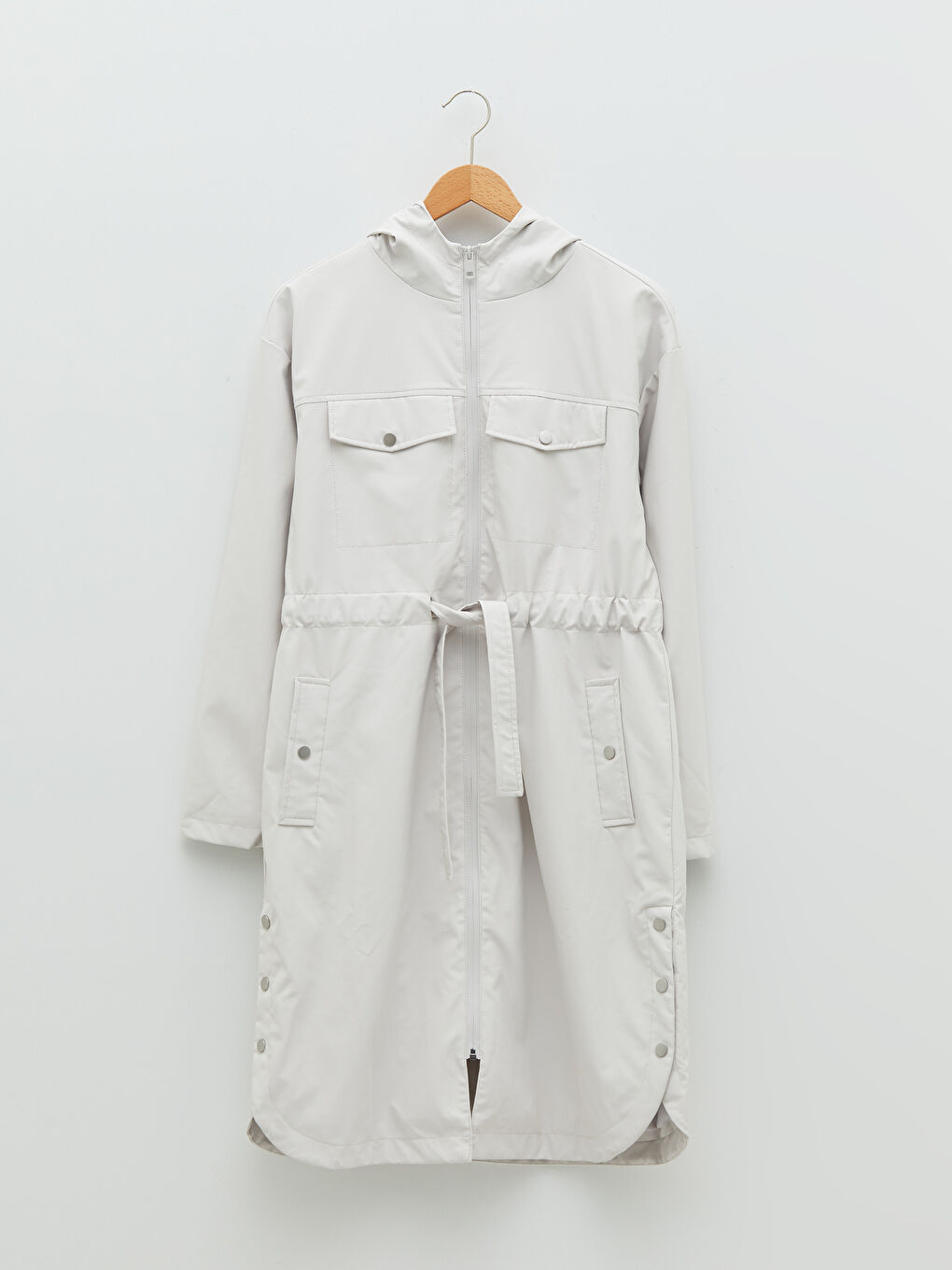 LCW Modest Women's Hooded Plain Coat -S20979Z8-RTU