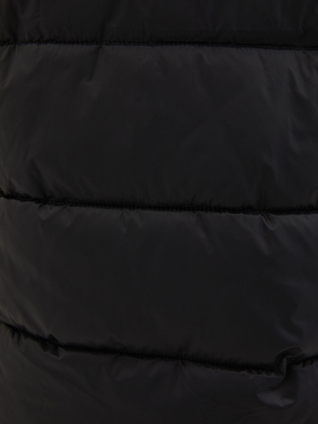 Siyah Kapüşon Yaka Düz Cep Detaylı Kadın Şişme Yelek-3