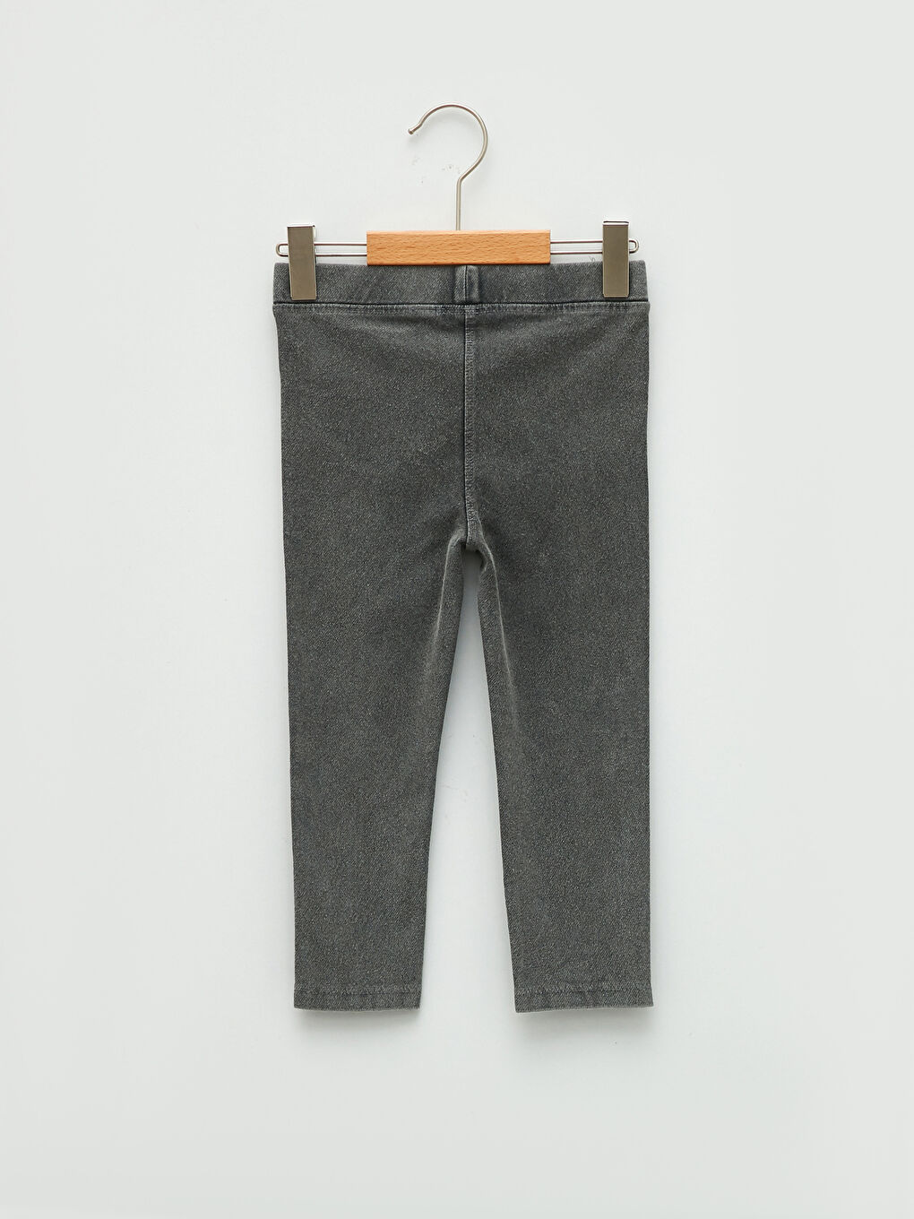 Taille Élastique Basique Collants en Jean pour Bébé Fille-1