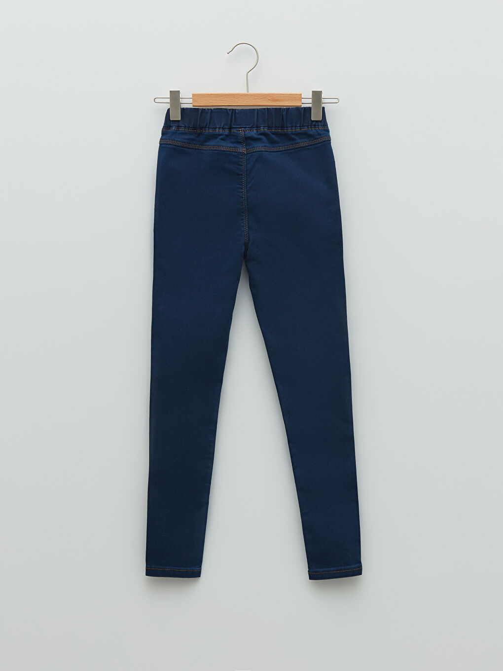 Elastic Waist Super Skinny Fit Girl Denim Trousers-1