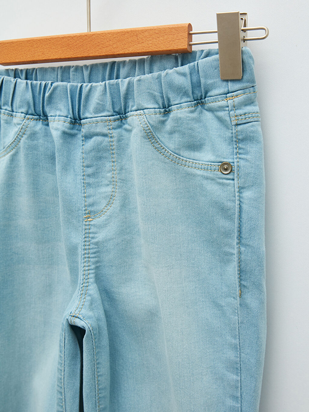 Джинсы-скинни для девочек с эластичной талией-2