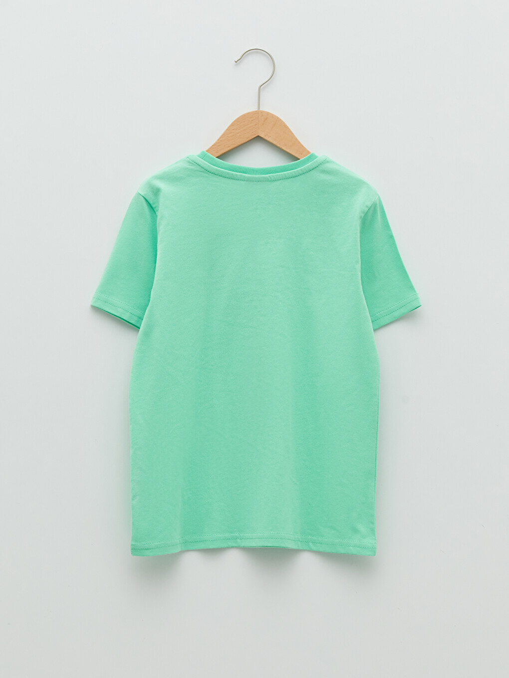 Crew Neck Printed Short Sleeve Boys' T-shirt-1