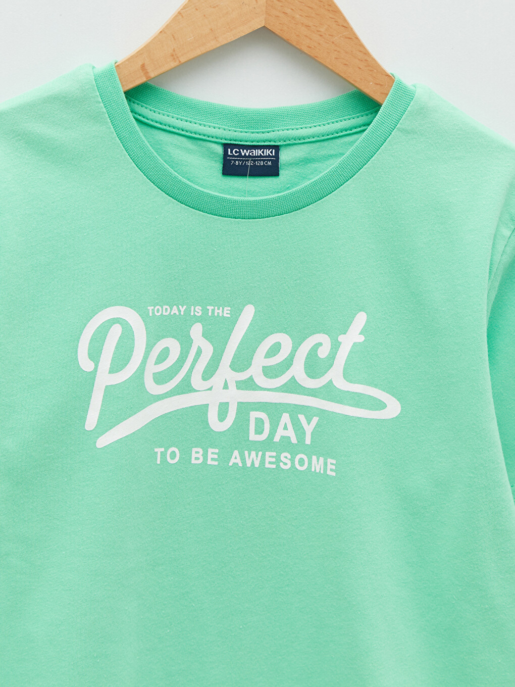 Crew Neck Printed Short Sleeve Boys' T-shirt-2