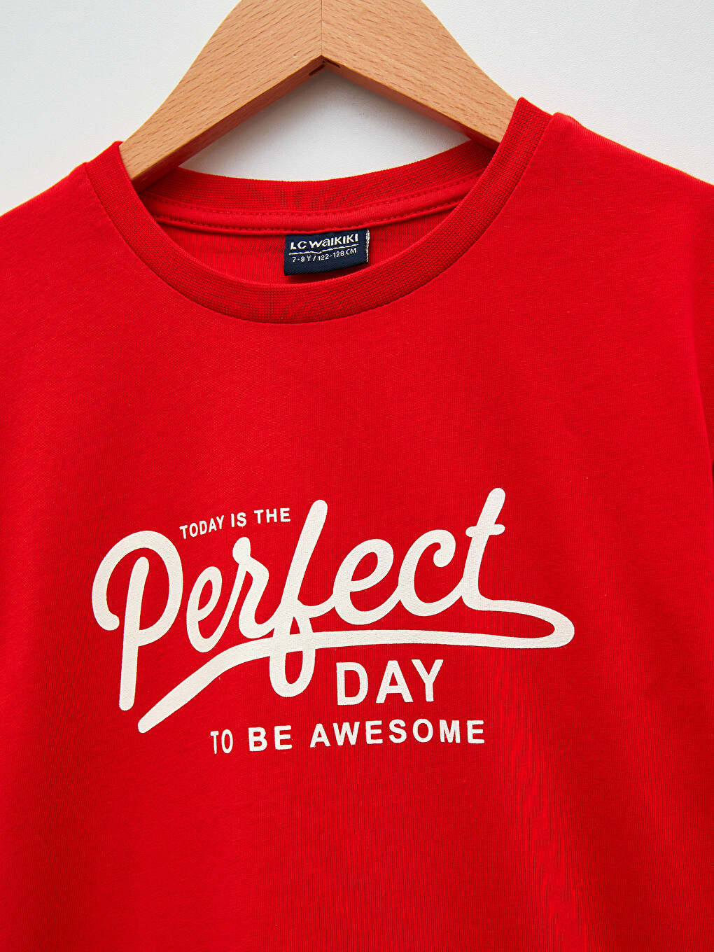 Crew Neck Printed Short Sleeve Boys' T-shirt-2