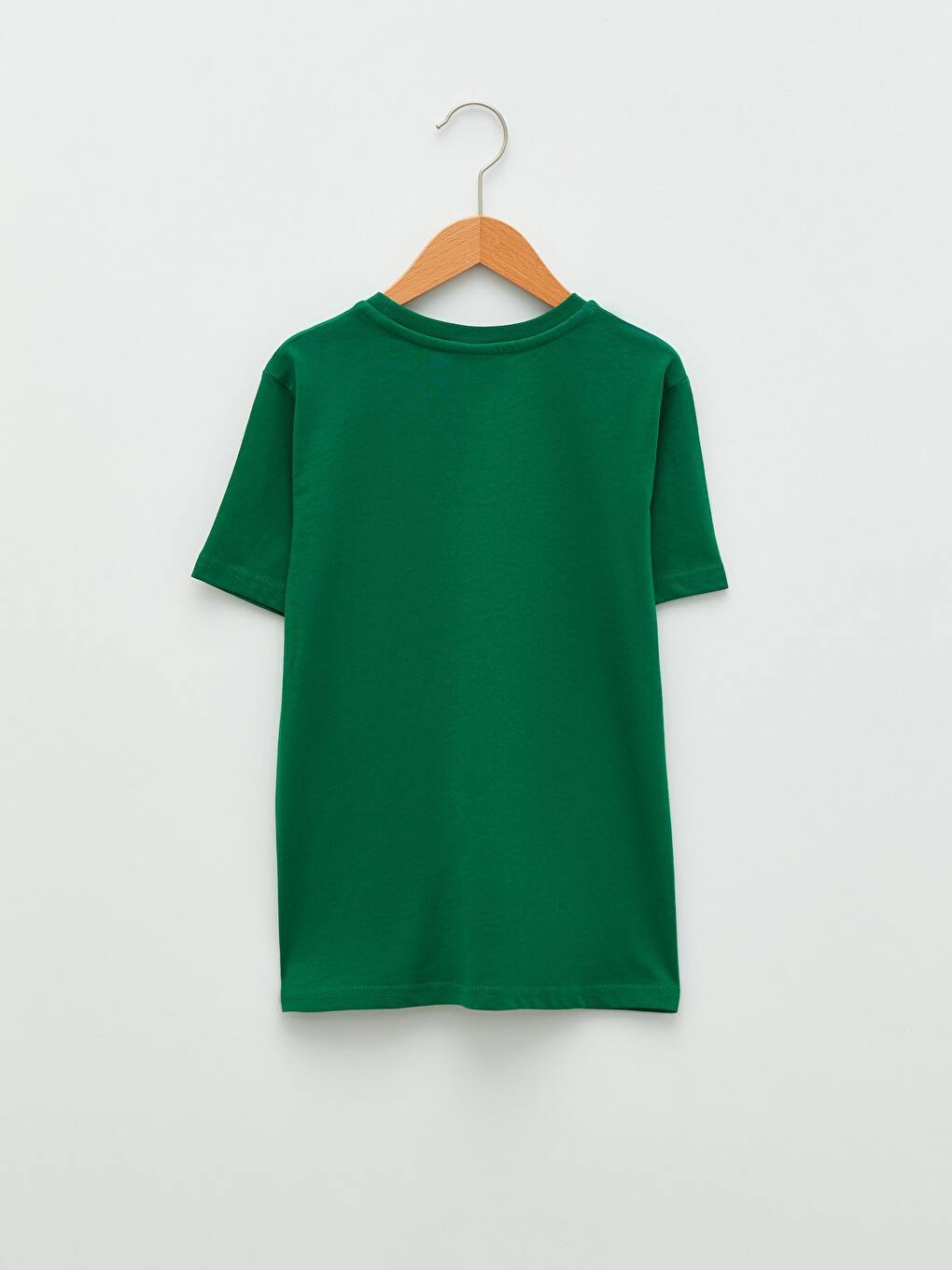 Crew Neck Printed Short Sleeve Boys' T-shirt-1