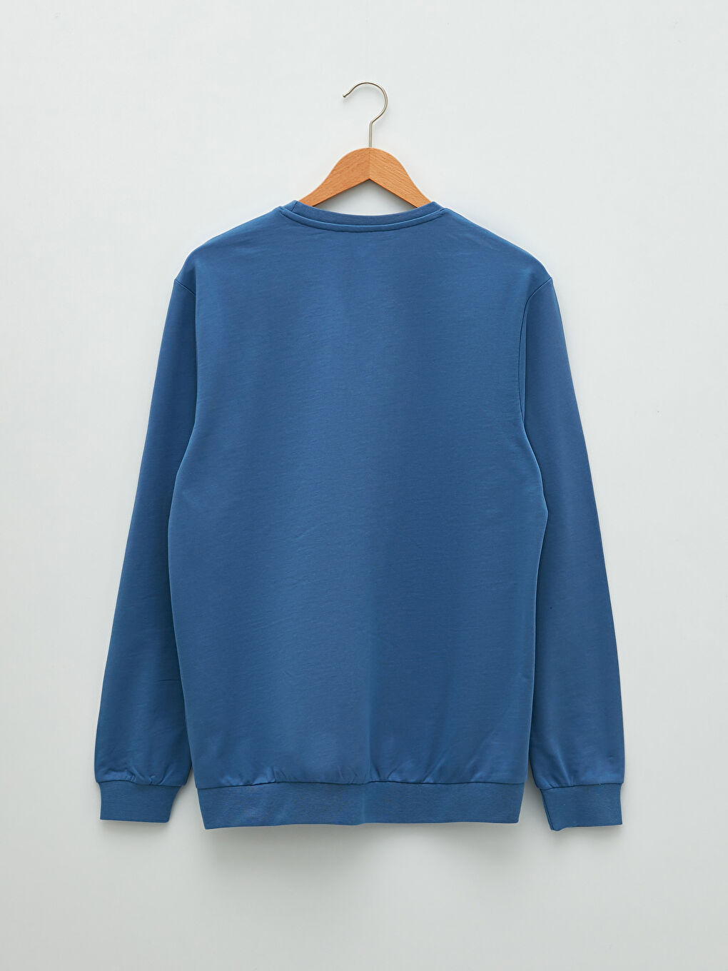 Mavi Bisiklet Yaka Uzun Kollu İstanbul Baskılı Erkek Sweatshirt-6