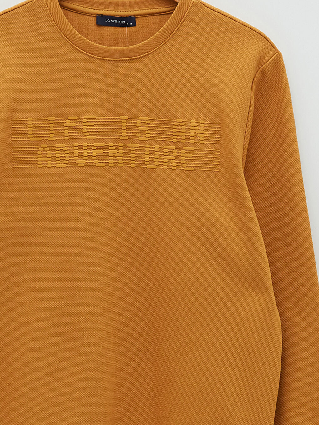 Crew Neck Long Sleeve Printed Men's Sweatshirt-7