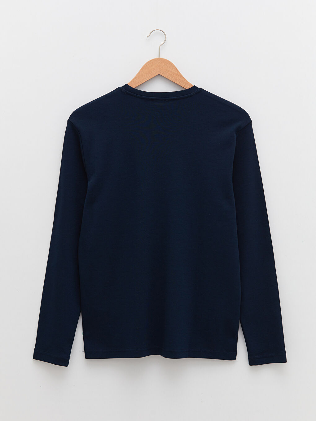 Crew Neck Long Sleeve Printed Men's T-Shirt-6