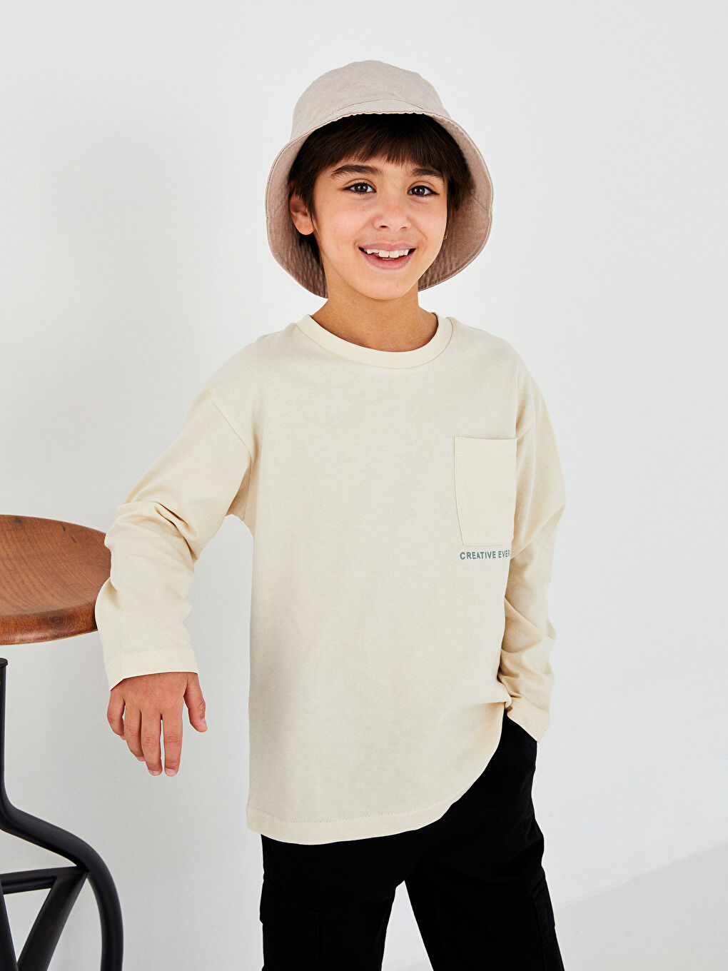 Dječak BEŽ Majica kratkih rukava-1