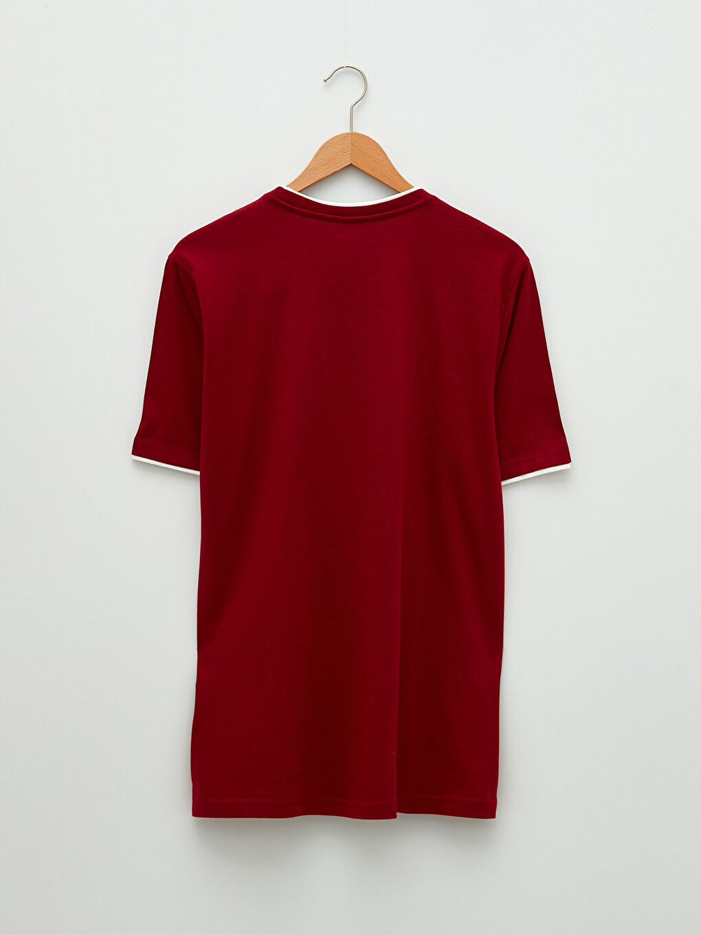 Crew Neck Short Sleeve Printed Combed Cotton Men's T-shirt-6